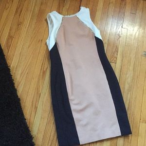 Ann Taylor color block dress